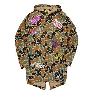 POSITIVE PUNK PARKA JACKET Market (fka Chinatown market) camouflage jacket